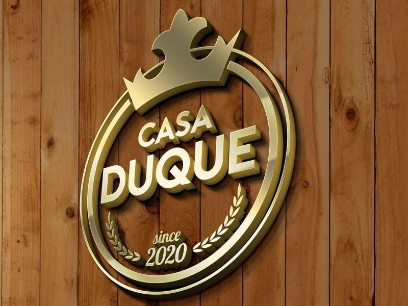 Branding project logo for Casa Duque in Buenos Aires