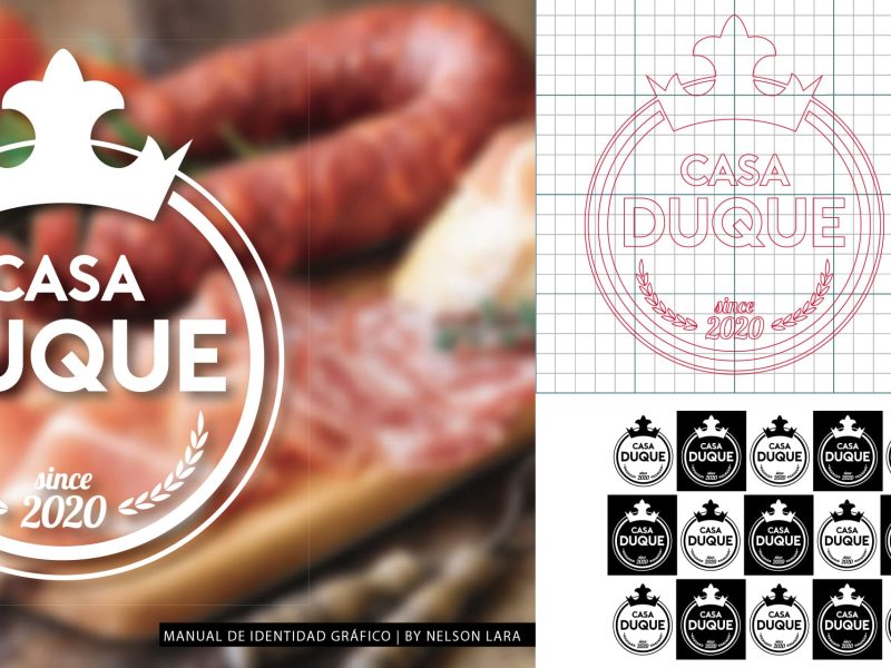 Visual identity and branding elements for Casa Duque Bistro & Café