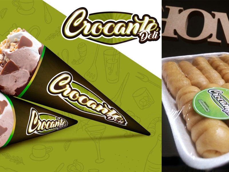 Visual identity and packaging for Crocante Deli in Buenos Aires
