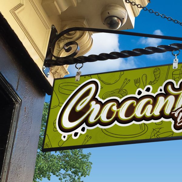 Logo design for Crocante Deli highlighting brand identity in Buenos Aires