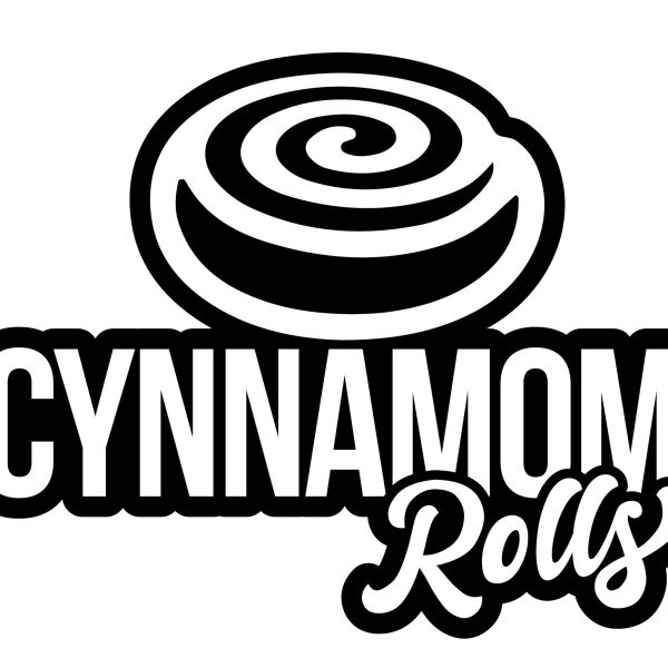 Logo, packaging, and Monochrome Logo and brand system for Cynnamon Rolls