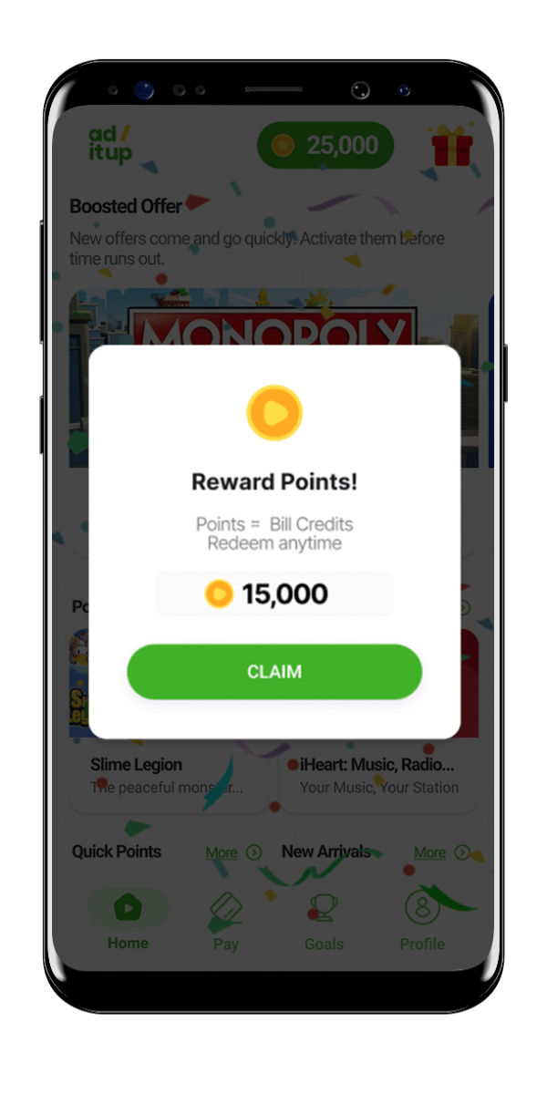 Reward Points Wireframes for Play2Pay fintech app UX/UI design – user flows and usability improvements